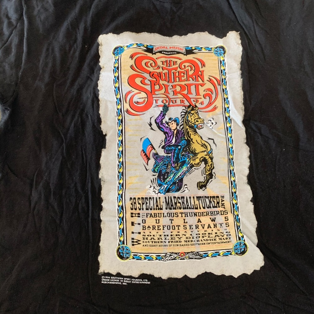 Vintage 1994 Southern spirit tour shirt XL
